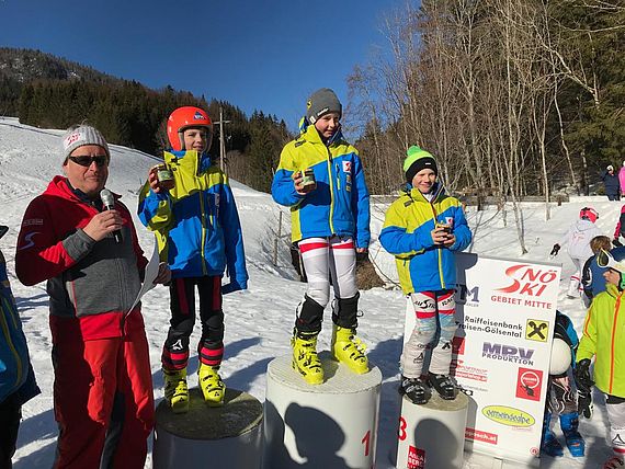 Martin bei der Siegerehrung zum 2. Platz